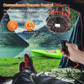 USB Rechargeable Camping Fan with LED Lantern